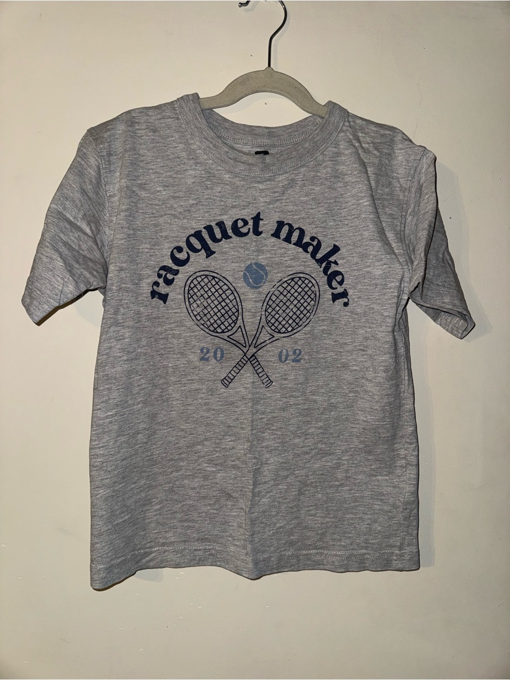 ‼️SALE‼️ Cotton On Light Gray Tee with Navy Tennis Graphic